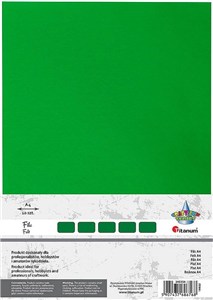 Obrazek Filc A4 ciemnozielony 10szt