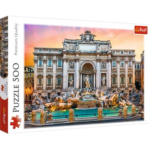 Obrazek Puzzle Fontanna di Trevi Włochy 500
