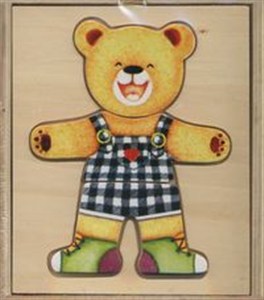 Obrazek Układanka drewniana Miś