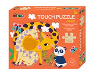 Obrazek Avenir Puzzle sensoryczne zwierzęta dżungli