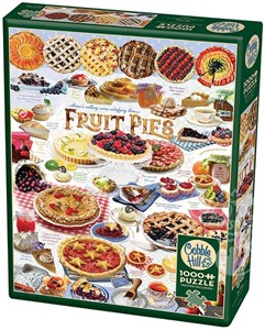Obrazek Puzzle 1000 Ciasta pełne owoców