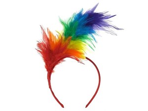 Picture of Opaska karnawałowa z piórami