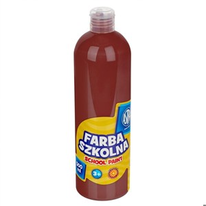 Obrazek Farba szkolna 500 ml brązowa