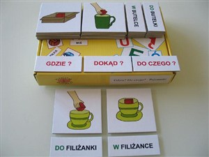 Obrazek Zestaw dydaktyczny. Gdzie? Do czego? - Pojemniki