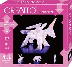 Obrazek Creatto Świecący jednorożec i przyjaciele