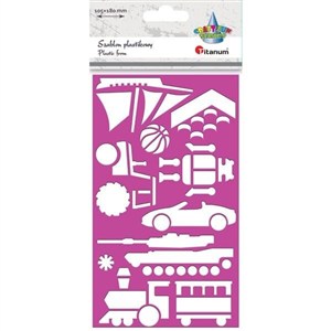 Picture of Szablon plastkowy 105x180mm Boy