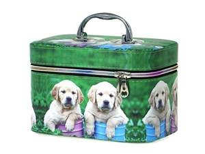 Obrazek Kuferek M z lusterkiem na zamek 21x14x13cm