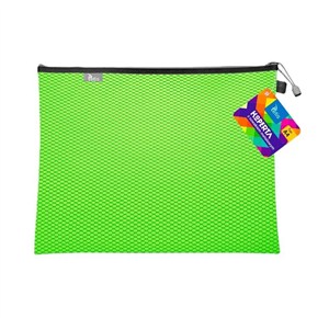 Picture of Koperta A4 z suwakiem metalalowym zielona