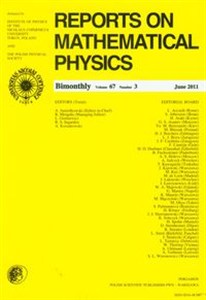Picture of Reports on Mathematical Physics 67/3