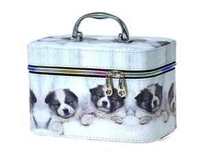 Obrazek Kuferek M z lusterkiem na zamek 21x14x13cm