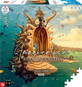Obrazek Puzzle 1000 Imagination  Jacek Yerka Harbor Port