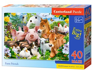 Picture of Puzzle 40 maxi Przyjaciele z farmy