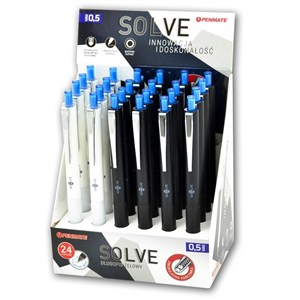 Picture of Długopis żelowy Solve niebieski (24szt) PENMATE