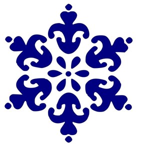 Obrazek Szablon ornament 20x30cm