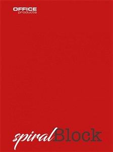 Obrazek Kołonotatnik A4/80K linia bordowy (5szt)