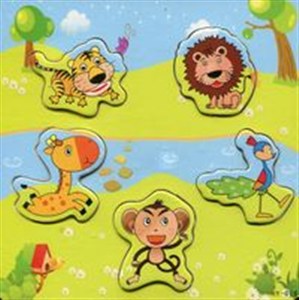 Obrazek Układanka drewniana 5 elementów