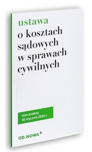 Obrazek Ustawa o kosztach sądowych 30.01.2020