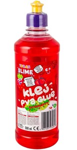 Obrazek Tuban Slime, Klej czerwony PVA 500ml (TU3481)