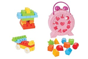 Picture of Zegar sorter różowy