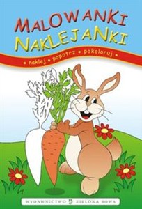 Obrazek Malowanki naklejanki z zajączkiem