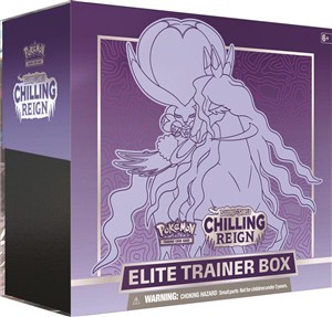 Obrazek Pokemon TCG: 6.0 Sword and Shield Chilling Reign Elite Trainer Box Shadow Rider Calyrex
