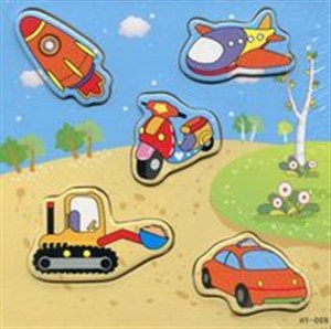 Obrazek Układanka drewniana 5 elementów