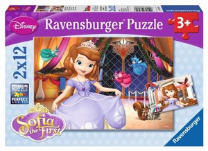 Obrazek Puzzle 2x12 księżniczka sofia