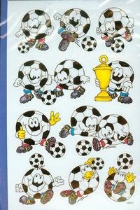 Obrazek Naklejki papierowe Z Design Football