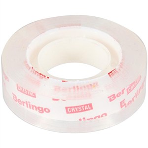 Obrazek Taśma samoprzylepna 12mmx33m Cristal 12szt