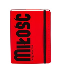 Picture of Notes Miłość A5 kratka czerwony