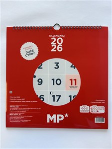 Picture of Kalendarz 2026 ścienny motyw Main Paper