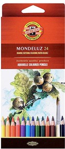 Obrazek Kredki ołówkowe Mondeluz akwarelowe Koh-i-Noor  24 kolory 3718