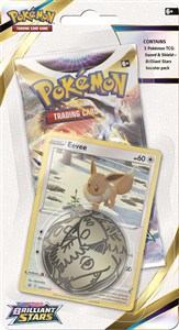 Obrazek Pokemon TCG: 9.0 Sword and Shield Brilliant Stars Checklane Blister Eevee