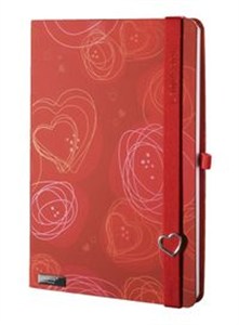 Obrazek Notes A6 Dreamy Love czerwony kratka