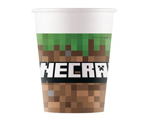 Obrazek Kubeczki papierowe Minecraft 200ml 8szt.