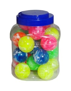 Picture of Piłka kauczuk 45mm w słoiku (26szt)