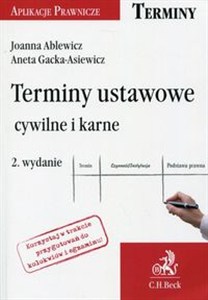 Obrazek Terminy ustawowe cywilne i karne