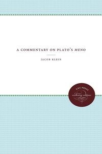 Obrazek A Commentary on Plato's Meno