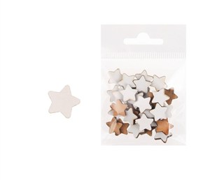 Picture of Dekoracja drewniana 36szt Gwiazda mała