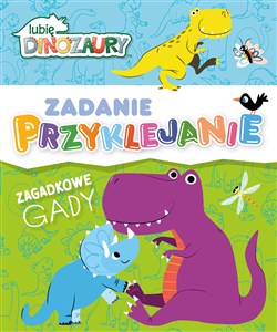 Picture of Lubię Dinozaury Zadanie Przyklejanie Zagadkowe gady