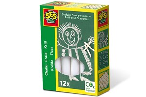 Obrazek Kreda biała niepyląca 12 szt.