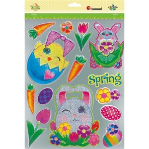 Picture of Naklejki foliowe metaliczne mix 14szt