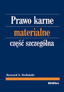 Obrazek Prawo karne materialne Część szczególna