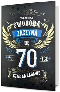 Picture of Karnet B6 Urodziny 70