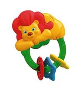 Obrazek Lwiątko do gryzienia grzechotka