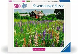 Obrazek Puzzle 500 Łąka w Szwecji