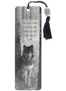 Picture of Zakładka do książki Wilk Peter Pauper Press Wstążka z frędzlem i koralikiem