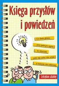 Picture of Księga przysłów i powiedzeń Leksykon szkolny