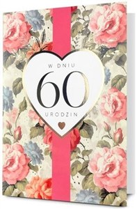 Picture of Karnet B6 Urodziny 60