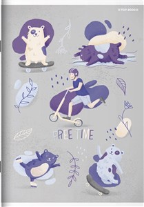 Obrazek Zeszyt A5/16K linia Free&Wild (20szt)